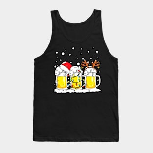 Beer hunting Christmas Tank Top